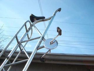 Illustration for article titled SkyWalker 12-Foot-Tall Bicycle Probably Requires Jedi Abilities